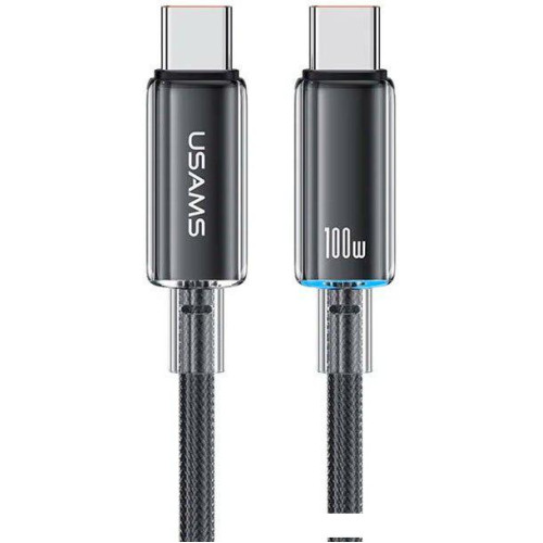 Кабель Usams US-SJ660 USB Type-C - USB Type-C (1.2 м, черный)