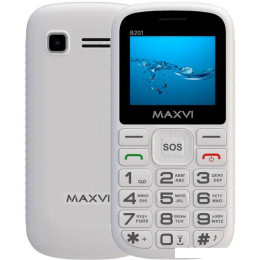 Телефон Maxvi B201 (белый)