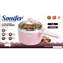 Электрокастрюля Sonifer SF-1504 (розовый)