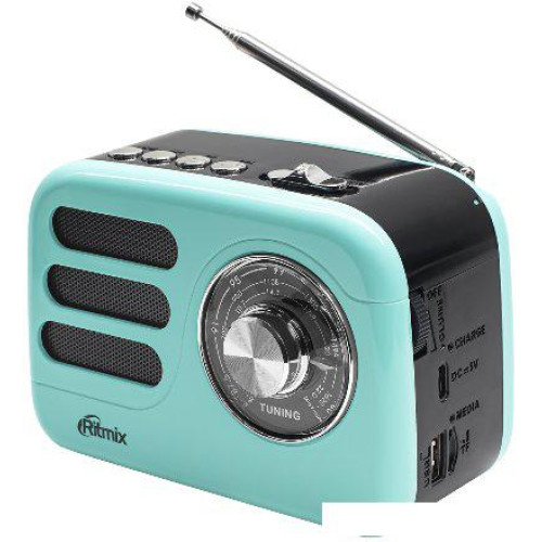 Радиоприемник Ritmix RPR-033 (лазурный)