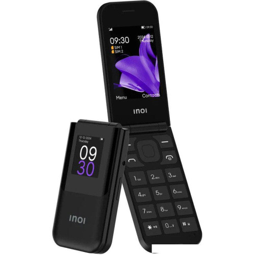 Телефон Inoi 284 Flip 4G (черный)