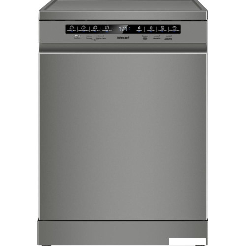 Отдельностоящая посудомоечная машина Weissgauff DW 6038 D Dual Wash Silver