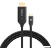 Кабель Momax DT3D HDMI - USB 3.2 Gen1 Type-C (2 м, черный)