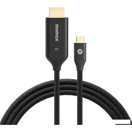 Кабель Momax DT3D HDMI - USB 3.2 Gen1 Type-C (2 м, черный)