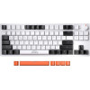 Клавиатура JEGG ZA87 Pro White Black Orange (TNT Yellow)