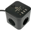 Сетевой фильтр Cablexpert CUBE-3-CU3-B-1.5