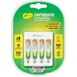 Аккумуляторы + зарядное GP Е411/100AAAHCCS-2CR1