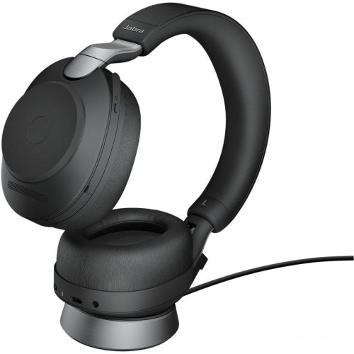Офисная гарнитура Jabra Evolve2 85 USB-A UC (черный, с зарядной базой)