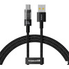 Кабель Baseus Gem Fast-Charging Data Cable USB Type-A - USB Type-C (1 м, черный)
