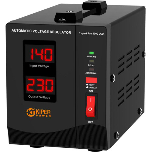 Стабилизатор напряжения Kiper Power Expert Pro 1000 LCD (1000VA/600W)