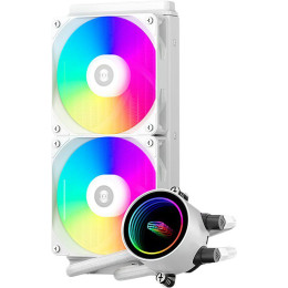 Система жидкостного охлаждения для процессора PCCooler DA240 ARGB (белый)