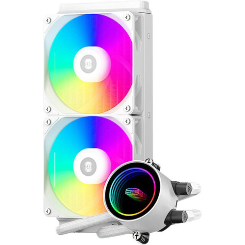 Система жидкостного охлаждения для процессора PCCooler DA240 ARGB (белый)