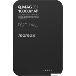Внешний аккумулятор Momax Q.Mag X1 Magnetic IP117A 10000mAh (черный)