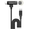 Кабель Momax DL56D 1-Link Flow Duo USB Type-C - Lightning/USB Type-C (1.5 м, черный)