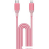 Кабель Momax DL53P 1-Link Flow LC USB Type-C - Lightning (1.2 м, розовый)