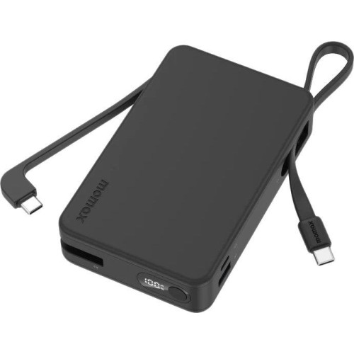 Внешний аккумулятор Momax 1-Power Vital+ Built-In USB-C IP139 20000mAh (черный)