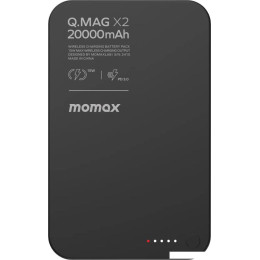 Внешний аккумулятор Momax Q.Mag X2 Magnetic IP133 20000mAh (черный)