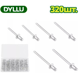 Заклепка вытяжная Dyllu DTREZ511 (320 шт)