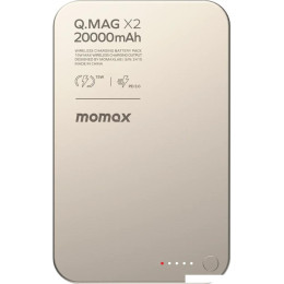 Внешний аккумулятор Momax Q.Mag X2 Magnetic IP133 20000mAh (титановый)