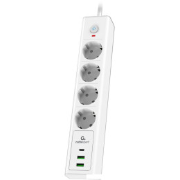 Сетевой фильтр Cablexpert Exnovo EXN-4-CU2-W-2