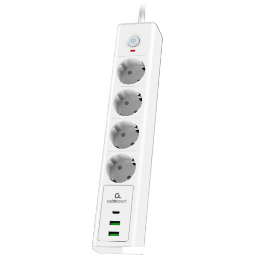 Сетевой фильтр Cablexpert Exnovo EXN-4-CU2-W-2