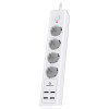 Сетевой фильтр Cablexpert Exnovo EXN-4-U4-W-2