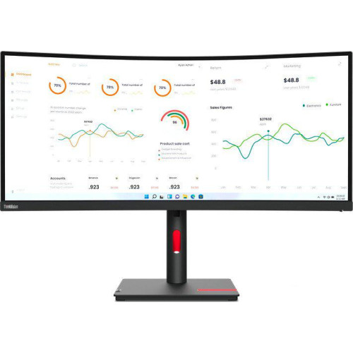 Монитор Lenovo ThinkVision T34w-30 63D4GAS1CB