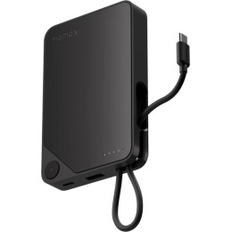 Внешний аккумулятор Momax 1-Power X Built-in USB-C IP152 10000mAh (черный)