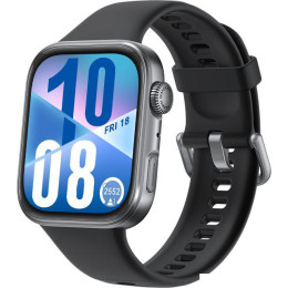 Умные часы Huawei Watch FIT 4 (черный, с черным силиконовым ремешком, международная версия)