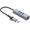 USB-хаб Digma DLA-GEUCH3