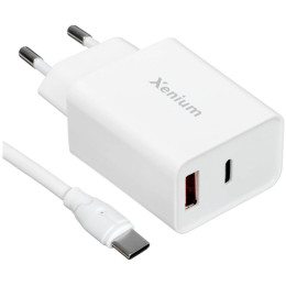 Сетевое зарядное Xenium X332 (белый)