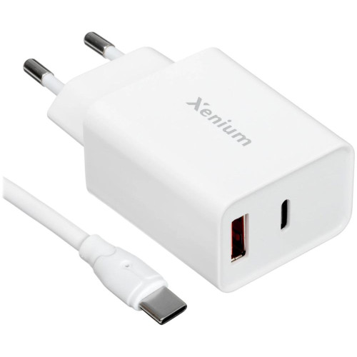 Сетевое зарядное Xenium X332 (белый)