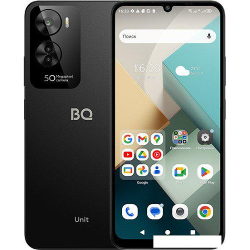 Телефон BQ BQ-6761L Unit 6GB/128GB (черный)