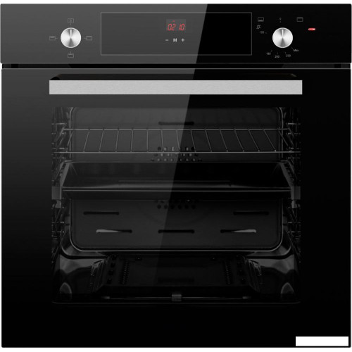 Газовый духовой шкаф Weissgauff WGO 706 D Black Glass