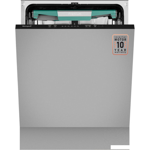 Встраиваемая посудомоечная машина Weissgauff BDW 6136 D Inverter Autoopen Timer Floor