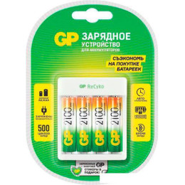 Аккумуляторы + зарядное GP Е411/210AAHCCS-2CR1