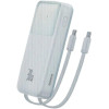Внешний аккумулятор Baseus Comet Series Dual-Cable Digital Display Fast Charge Power Bank 30W 10000mAh (белый)
