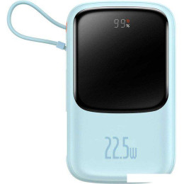 Внешний аккумулятор Baseus Qpow Pro Digital Display Fast Charge 22.5W 20000mAh (голубой)