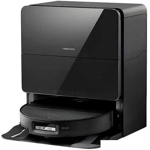 Робот-пылесос Roborock Robotic Vacuum Cleaner+Empty Wash Fill Dock S9 MaxV Ultra S90VER S9MVU52-02 (с русской озвучкой, черный)