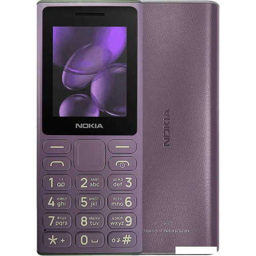 Телефон Nokia 108 (2024) Dual SIM TA-1627 (фиолетовый)