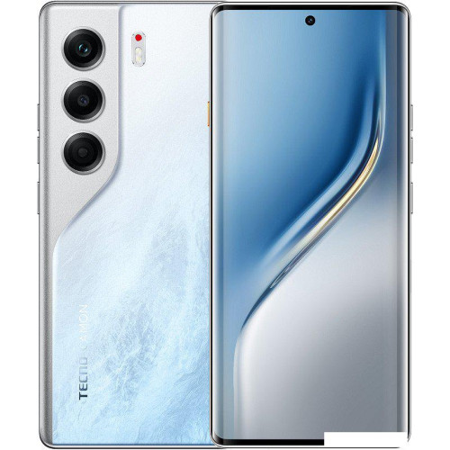 Телефон Tecno Camon 40 Pro 5G 8GB/256GB (ледяной белый)
