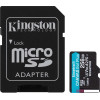 Карта памяти Kingston Canvas Go! microSDXC 256GB SDCG4/256GB (с адаптером)