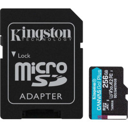 Карта памяти Kingston Canvas Go! microSDXC 256GB SDCG4/256GB (с адаптером)
