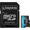 Карта памяти Kingston Canvas Go! microSDXC 64GB SDCG4/64GB (с адаптером)