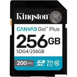 Карта памяти Kingston Canvas Go! Plus SDXC 256GB SDG4/256GB
