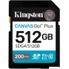 Карта памяти Kingston Canvas Go! Plus SDXC 512GB SDG4/512GB