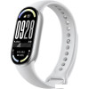 Фитнес-браслет Xiaomi Smart Band 10 M2459B1 (серебристый, с белым силиконовым ремешком, международная версия)
