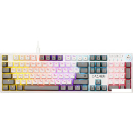 Клавиатура Defender Dasher GK-472 (белый/серый)