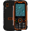 Телефон Maxvi R2 up (черный/оранжевый)