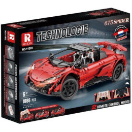 Конструктор Reobrix Суперкар Spider 675Lt 11002-D